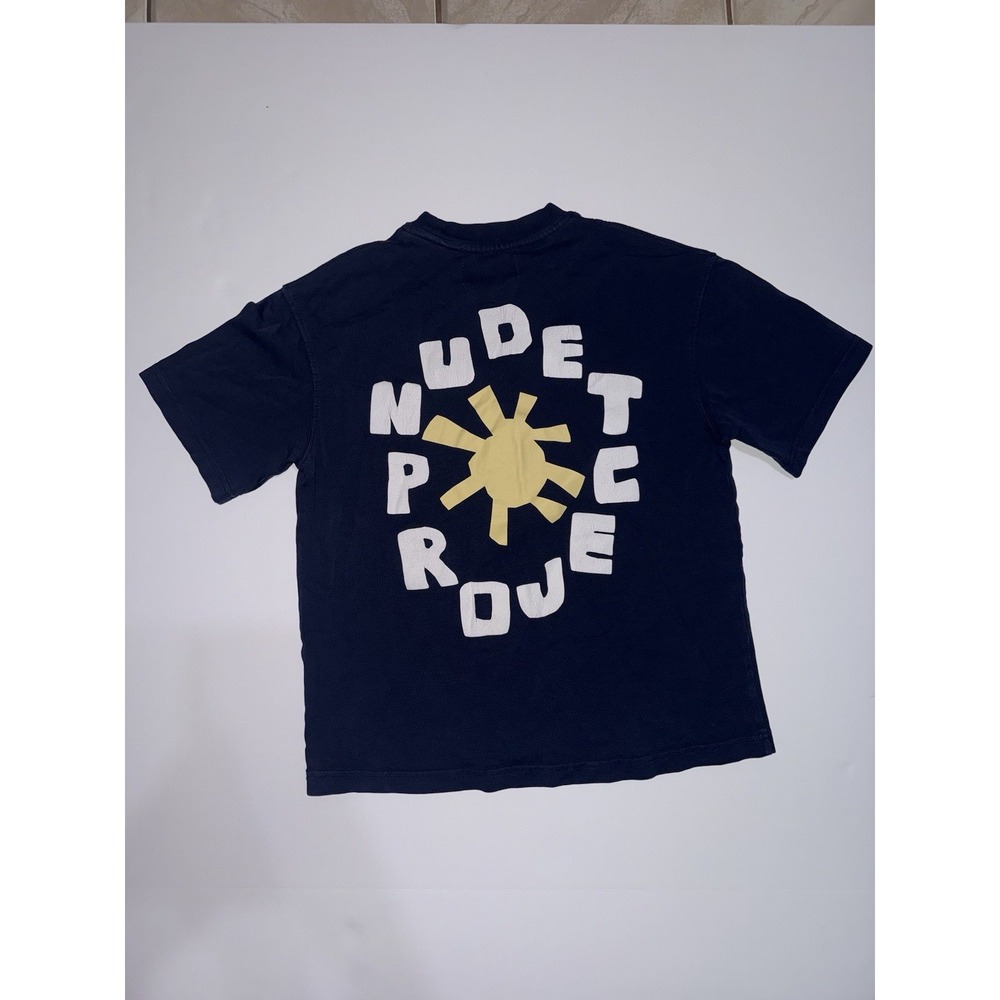 Nude Project T Shirt Women's S Mens XXS Sun Logo Graphic Tee Check Measurements